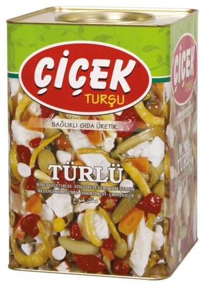 Karışık Sebze Turşusu Teneke